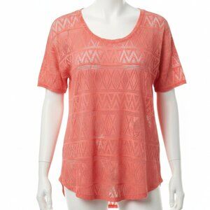 Cato Women's Casual  high low blouse Size Medium